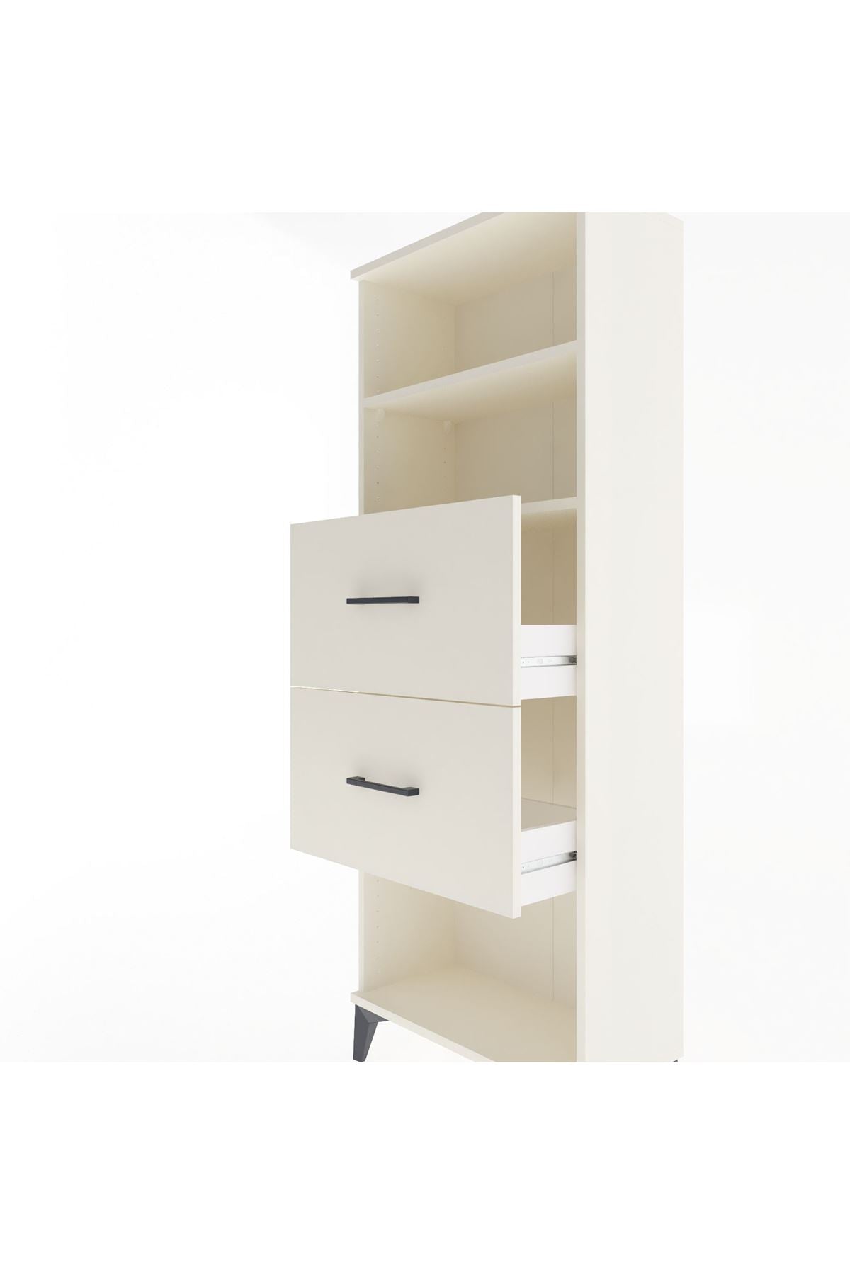 Arges Dolap 2 Raflı 2 Çekmeceli 60x30x163 Aytaşı-Aytaşı
