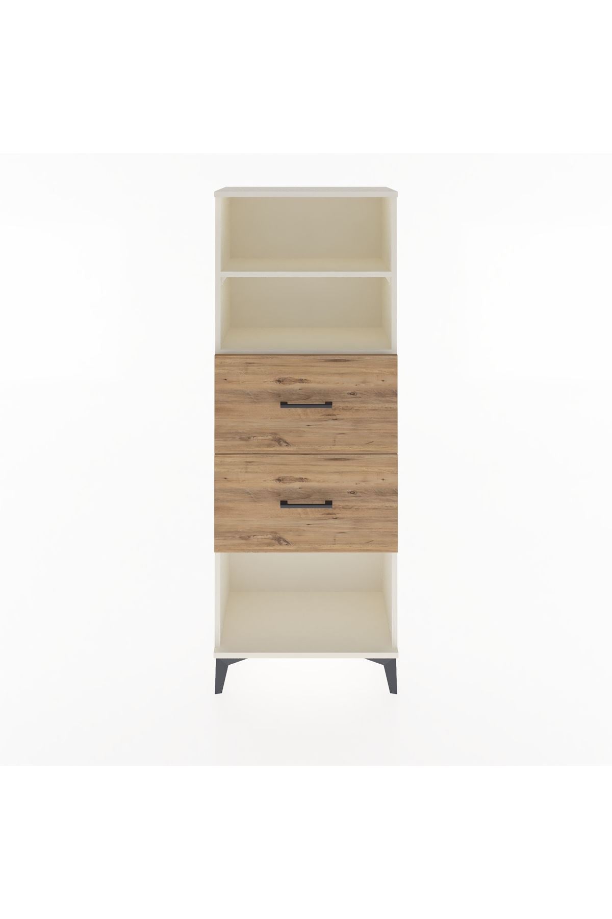 Arges Dolap 2 Raflı 2 Çekmeceli 60x30x163 Aytaşı-Çam