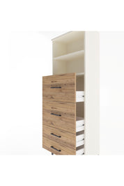 Arges Dolap 2 Raflı 4 Çekmeceli 60x30x163 Aytaşı-Çam