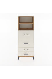 Arges Dolap 2 Raflı 4 Çekmeceli 60x30x163 Çam-Aytaşı