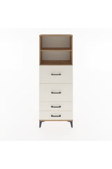 Arges Dolap 2 Raflı 4 Çekmeceli 60x30x163