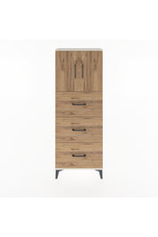 Arges Dolap 2 Raflı 3 Çekmeceli 2 Kapaklı 60x30x163 Aytaşı-Çam