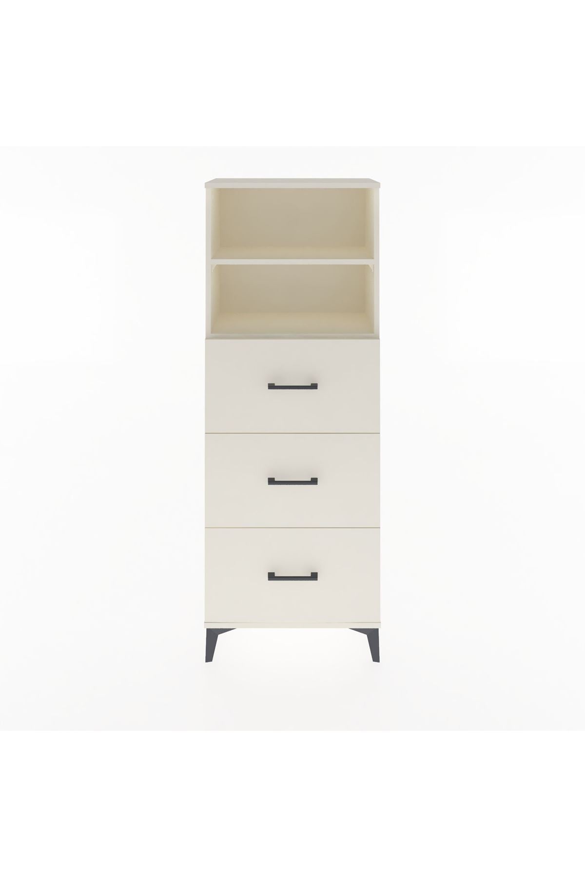 Arges Dolap 2 Raflı 3 Çekmeceli 60x30x163 Aytaşı-Aytaşı