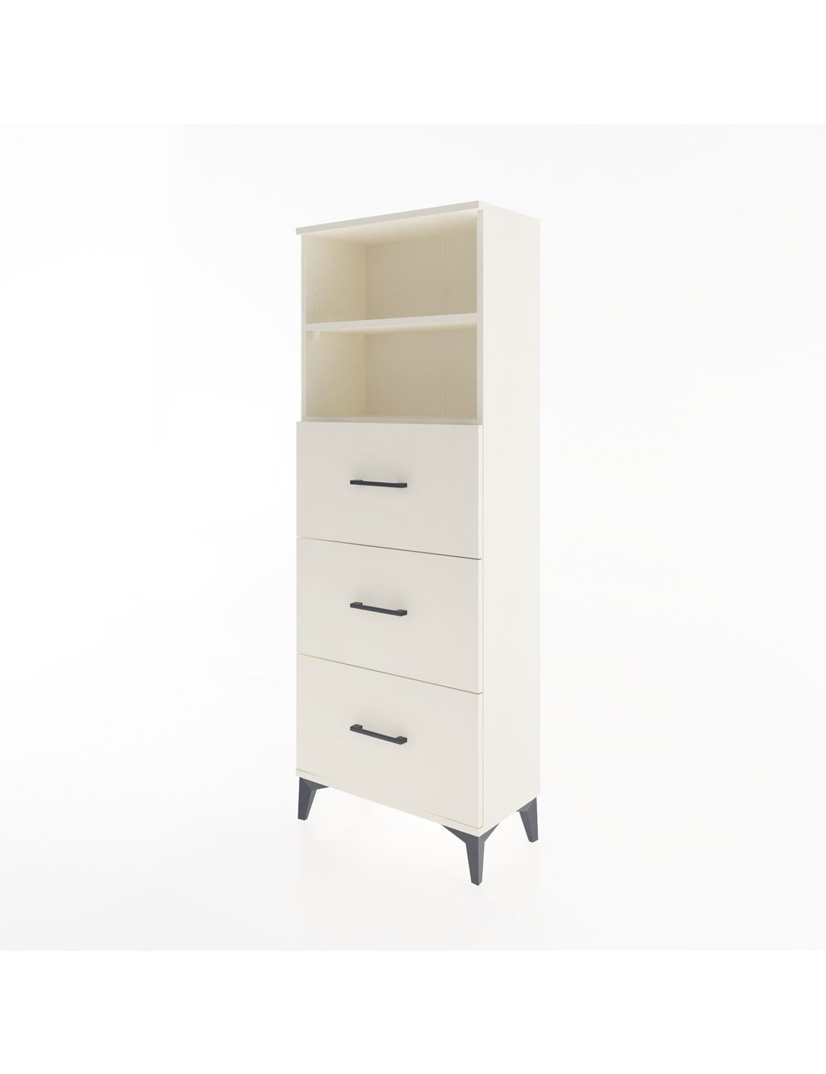 Arges Dolap 2 Raflı 3 Çekmeceli 60x30x163 - S20M080V1A