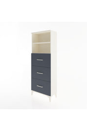 Arges Dolap 2 Raflı 3 Çekmeceli 60x30x163 Aytaşı-Antrasit