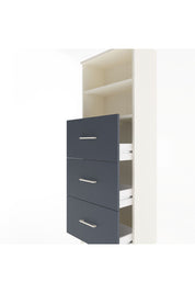 Arges Dolap 2 Raflı 3 Çekmeceli 60x30x163 Aytaşı-Antrasit