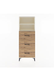 Arges Dolap 2 Raflı 3 Çekmeceli 60x30x163 Aytaşı-Çam