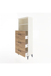 Arges Dolap 2 Raflı 3 Çekmeceli 60x30x163 Aytaşı-Çam