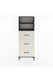 Arges Dolap 2 Raflı 3 Çekmeceli 60x30x163 Antrasit-Aytaşı