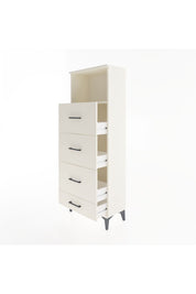 Arges Dolap Tek Raflı 4 Çekmeceli 60x30x163 Aytaşı-Aytaşı