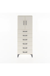 Arges Dolap 2 Raflı 6 Çekmeceli 2 Kapaklı 60x30x163 Aytaşı-Aytaşı