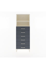 Arges Dolap 2 Raflı 6 Çekmeceli 60x30x163 Aytaşı-Antrasit