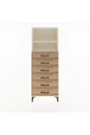 Arges Dolap 2 Raflı 6 Çekmeceli 60x30x163 Aytaşı-Çam
