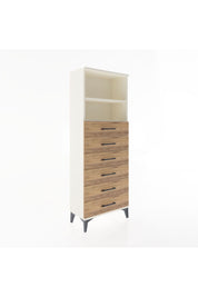Arges Dolap 2 Raflı 6 Çekmeceli 60x30x163 Aytaşı-Çam