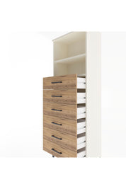 Arges Dolap 2 Raflı 6 Çekmeceli 60x30x163 Aytaşı-Çam