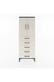 Arges Dolap 2 Raflı 5 Çekmeceli 2 Kapaklı 60x30x163 - S20M085V4A