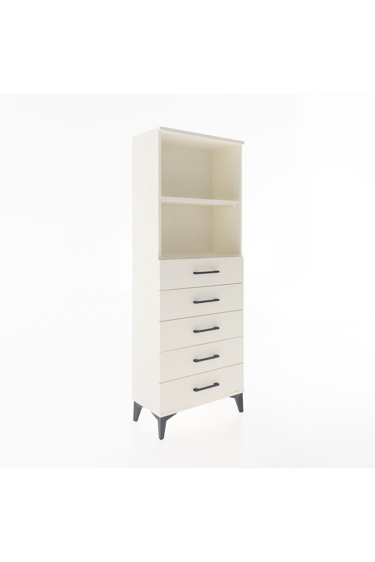 Arges Dolap 2 Raflı 5 Çekmeceli 60x30x163 Aytaşı-Aytaşı