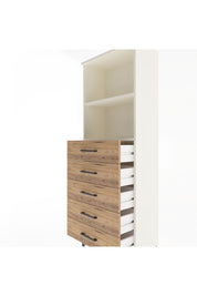 Arges Dolap 2 Raflı 5 Çekmeceli 60x30x163 Aytaşı-Çam