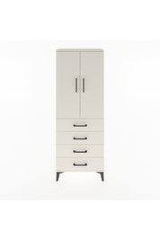 Arges Dolap 3 Raflı 4 Çekmeceli 2 Kapaklı 60x30x163 Aytaşı-Aytaşı