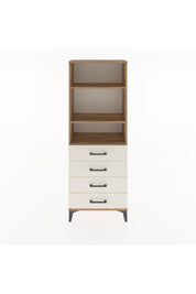 Arges Dolap 2 Raflı 4 Çekmeceli 60x30x163 Çam-Aytaşı
