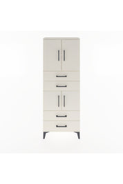 Arges Dolap 3 Raflı 4 Çekmeceli 4 Kapaklı 60x30x163 Aytaşı-Aytaşı