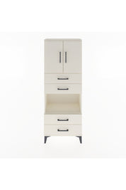 Arges Dolap 3 Raflı 4 Çekmeceli 2 Kapaklı 60x30x163 Aytaşı-Aytaşı