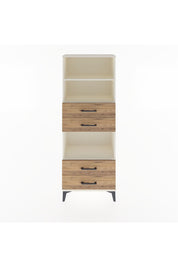 Arges Dolap 3 Raflı 4 Çekmeceli 60x30x163 Aytaşı-Çam