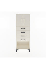 Arges Dolap 2 Raflı 4 Çekmeceli 2 Kapaklı 60x30x163 - S20M095V1A