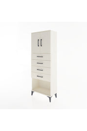 Arges Dolap 2 Raflı 4 Çekmeceli 2 Kapaklı 60x30x163 Aytaşı-Aytaşı
