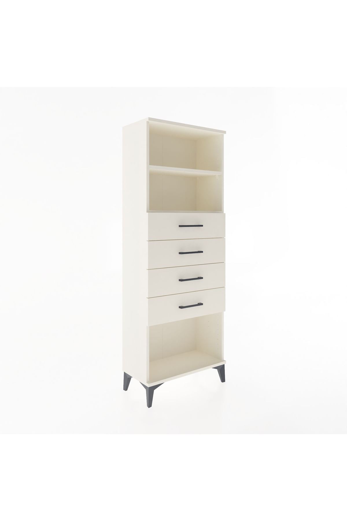 Arges Dolap 2 Raflı 4 Çekmeceli 60x30x163 Aytaşı-Aytaşı