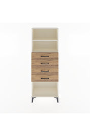Arges Dolap 2 Raflı 4 Çekmeceli 60x30x163 Aytaşı-Çam