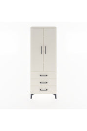 Arges Dolap 4 Raflı 3 Çekmeceli 2 Kapaklı 60x30x163 Aytaşı-Aytaşı