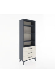 Arges Dolap 4 Raflı 3 Çekmeceli 60x30x163 Antrasit-Aytaşı