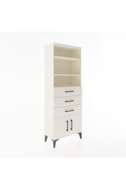 Arges Dolap 3 Raflı 3 Çekmeceli 2 Kapaklı 60x30x163 Aytaşı-Aytaşı
