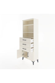 Arges Dolap 3 Raflı 3 Çekmeceli 2 Kapaklı 60x30x163 Aytaşı-Aytaşı