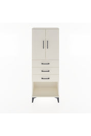 Arges Dolap 3 Raflı 3 Çekmeceli 2 Kapaklı 60x30x163 Aytaşı-Aytaşı