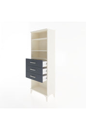 Arges Dolap 3 Raflı 3 Çekmeceli 60x30x163 Aytaşı-Antrasit