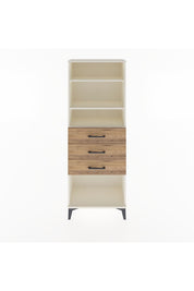 Arges Dolap 3 Raflı 3 Çekmeceli 60x30x163 Aytaşı-Çam