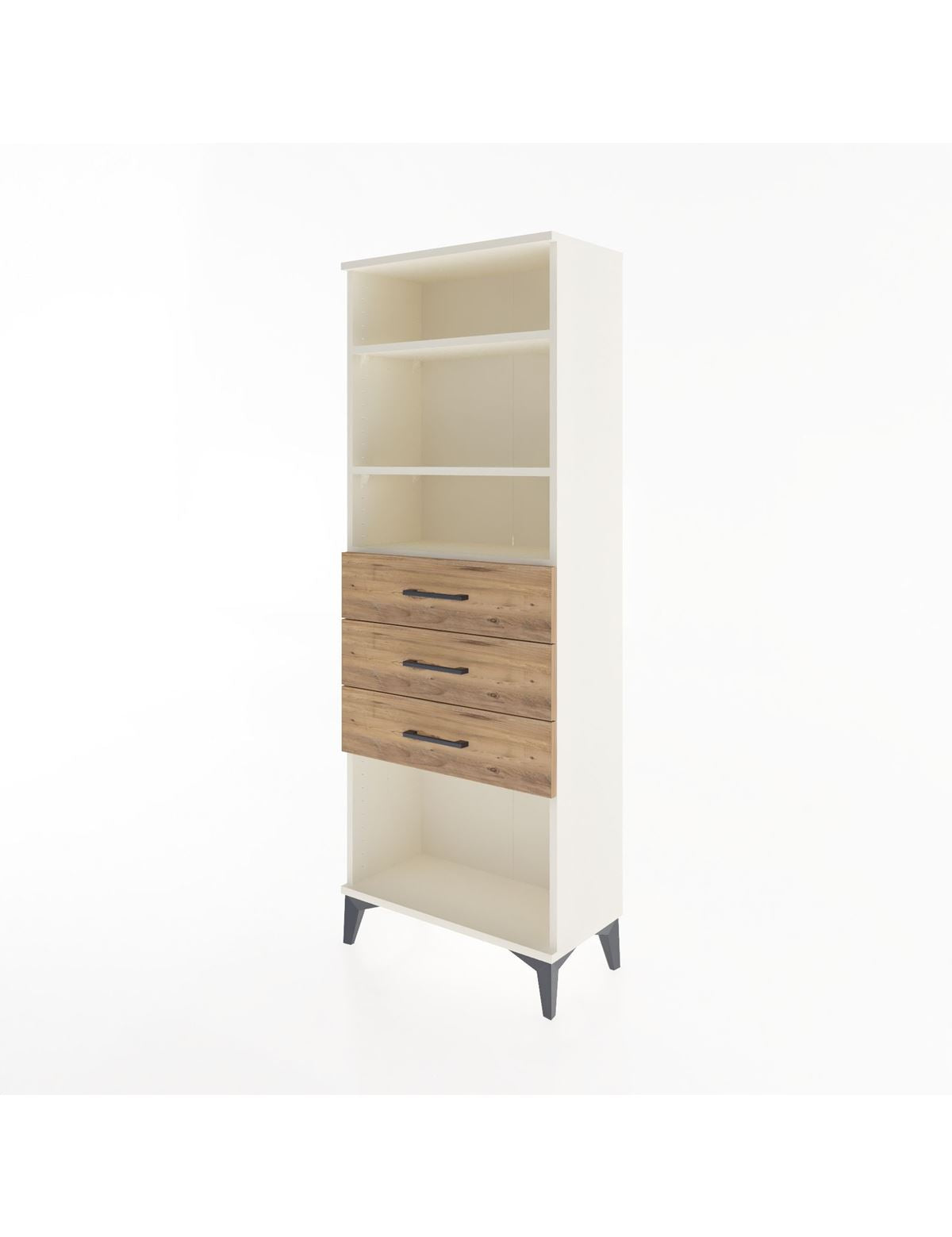 Arges Dolap 3 Raflı 3 Çekmeceli 60x30x163 - S20M102V3A