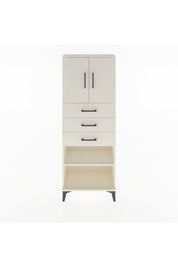 Arges Dolap 3 Raflı 3 Çekmeceli 2 Kapaklı 60x30x163 Aytaşı-Aytaşı