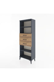 Arges Dolap 3 Raflı 3 Çekmeceli 60x30x163 - S20M106V6A