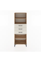 Arges Dolap 3 Raflı 3 Çekmeceli 60x30x163