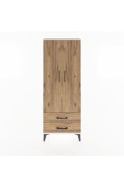 Arges Dolap 4 Raflı 2 Çekmeceli 2 Kapaklı 60x30x163 Aytaşı-Çam