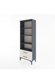 Arges Dolap 4 Raflı 2 Çekmeceli 60x30x163 Antrasit-Aytaşı