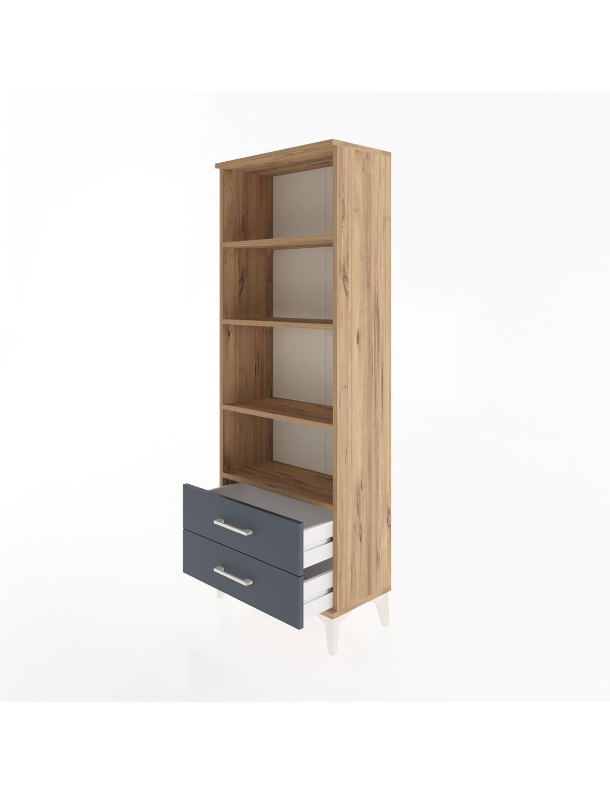 Arges Dolap 4 Raflı 2 Çekmeceli 60x30x163 - S20M108V8A