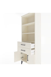 Arges Dolap 3 Raflı 2 Çekmeceli 2 Kapaklı 60x30x163 Aytaşı-Aytaşı