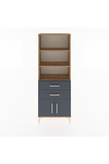 Arges Dolap 3 Raflı 2 Çekmeceli 2 Kapaklı 60x30x163