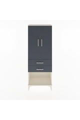 Arges Dolap 3 Raflı 2 Çekmeceli 2 Kapaklı 60x30x163