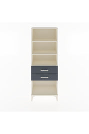 Arges Dolap 3 Raflı 2 Çekmeceli 60x30x163 Aytaşı-Antrasit