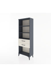 Arges Dolap 3 Raflı 2 Çekmeceli 60x30x163 Antrasit-Aytaşı